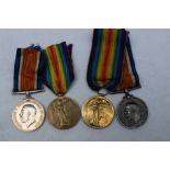 A pair of World War I medals the Victory medal and the British War medal issued to 68118 Gnr G W