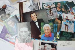Snooker, Athletics & Other Sports - Three autograph albums including Fred Davis, Alex Higgins,