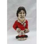 A John Hughes Grogg - Terry Holmes in Welsh rugby kit and No.