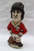A John Hughes Grogg - Gareth Davies in Welsh rugby kit and No.