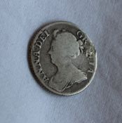A Queen Anne, Silver Shilling, 1709,