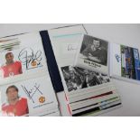 Football - Manchester United an album of autographs including , Van Nisteroy, George Best,