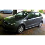 A Volkswagen Polo S70 five door hatchback in grey, 1198cc, first registered 8th January 2011,