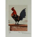 Michael Rothenstein A Cockerel Artists Proof print Signed in pencil to the margin 10 x 7cm (image