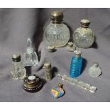 A late Victorian silver scent bottle, Birmingham, 1896, Hilliard & Thomason,