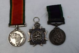 An Elizabeth II General Service medal, with South Arabia clasp issued to 23935396 Pte B Vrettos SWB,