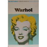 Andy Warhol An exhibition poster for Warhol at the Tate Gallery 17th February -28th March 1971