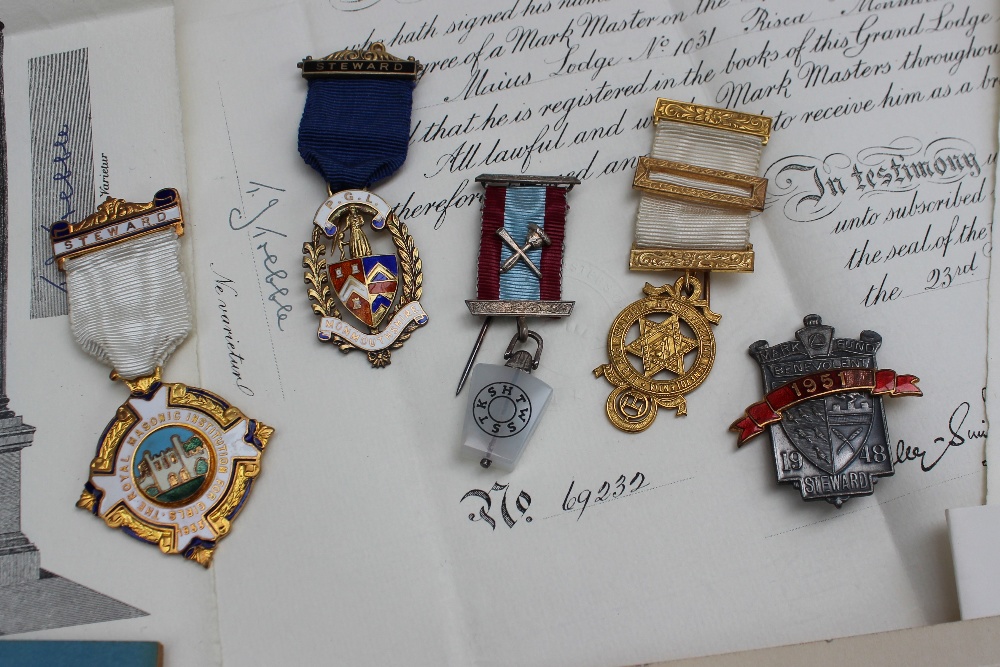 Assorted Masonic jewels, including P.G.L. - Image 4 of 4