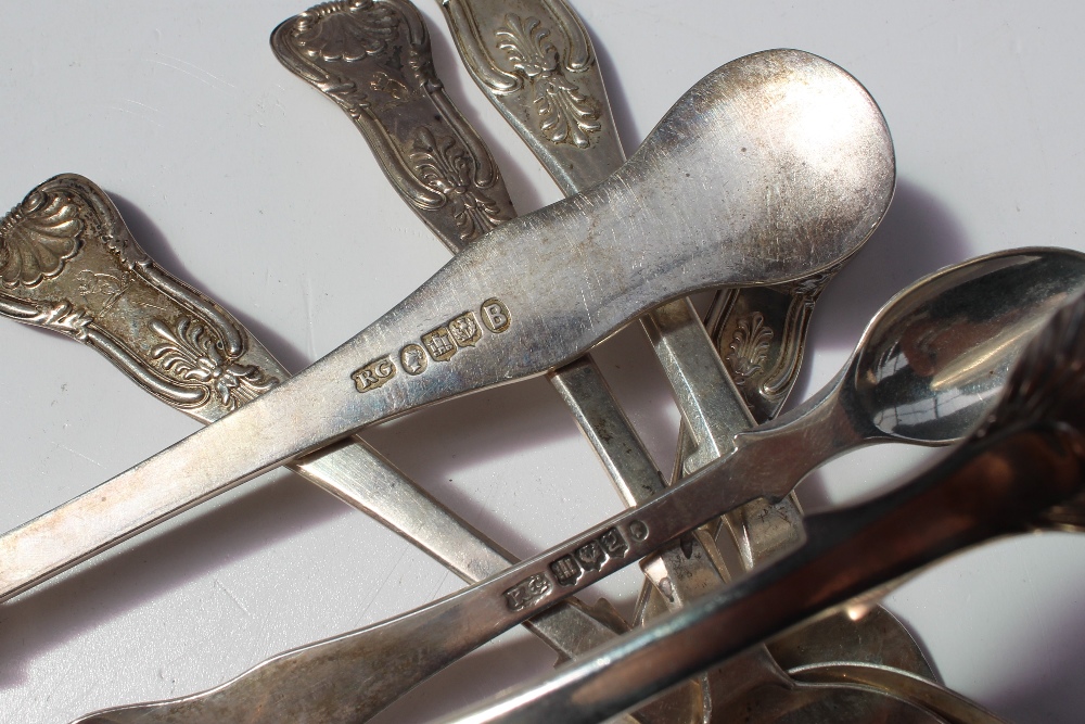 A Victorian Scottish silver Kings pattern part flatware service, Edinburgh, - Bild 2 aus 2
