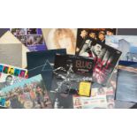 A collection of LP's, singles and 78 records, artists include The Beatles white album No.