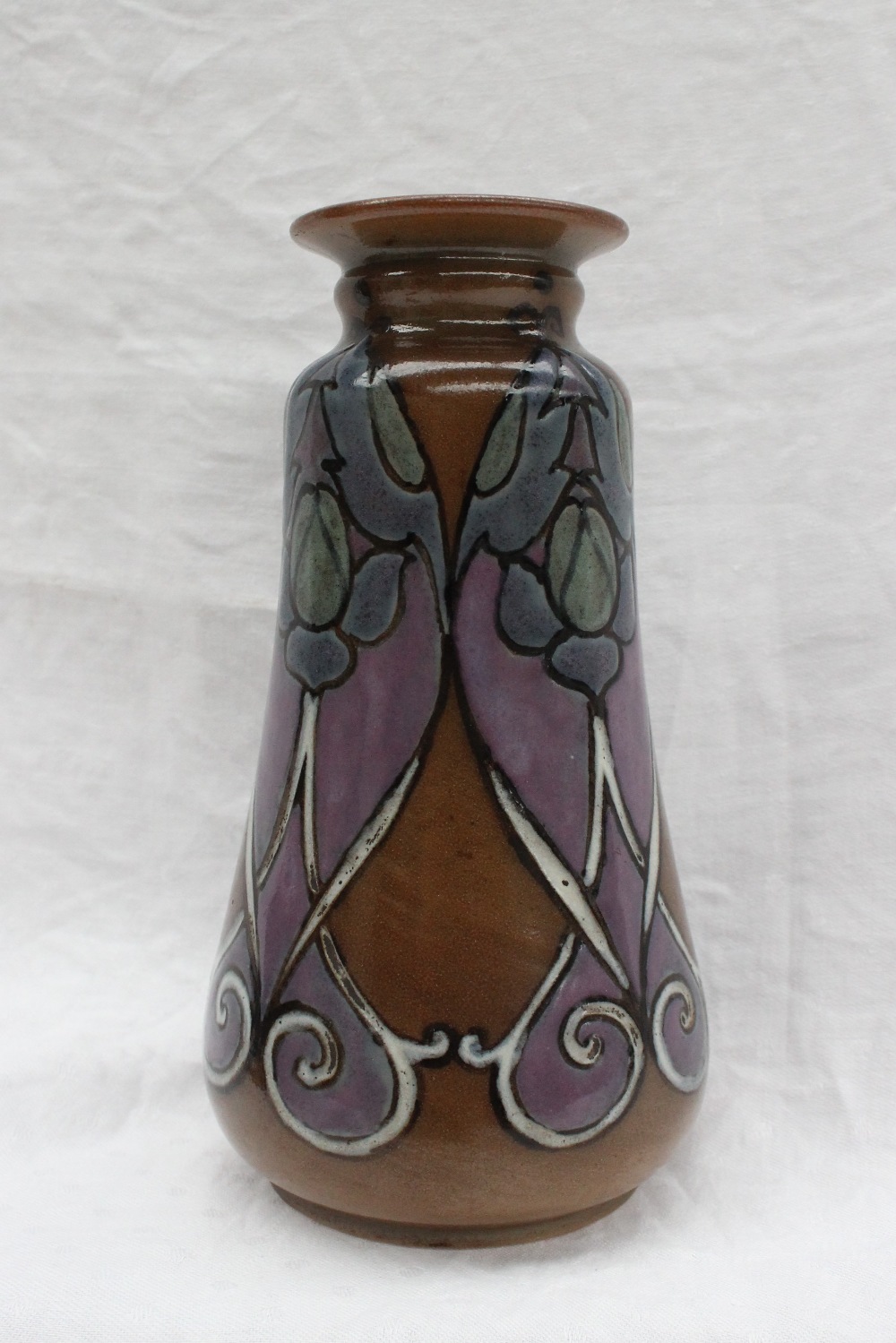 A Royal Doulton stoneware vase, - Bild 2 aus 4