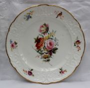 A Nantgarw porcelain plate,