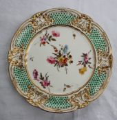 A Nantgarw porcelain plate,