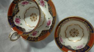 A 19th century English porcelain trio,
