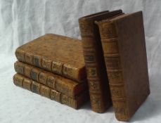 Three volumes of "Les Oeuvres de Theatre de Monsieur de Brueys", 1735, published by Chez Briasson,