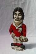 A John Hughes pottery Grogg of Terry Holmes No 9 on his shirt, 25.