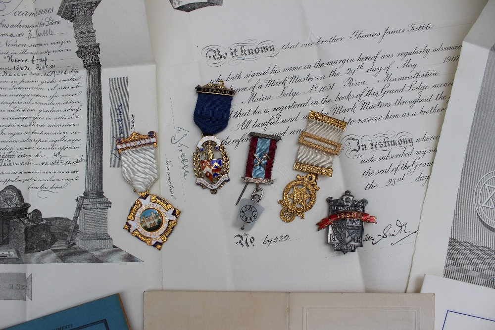 Assorted Masonic jewels, including P.G.L. - Image 3 of 4