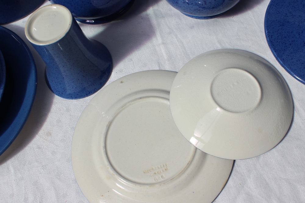 A Moorcroft powder blue part tea and dinner service, comprising ten 16. - Image 6 of 6