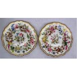 A pair of Daniel porcelain plates,
