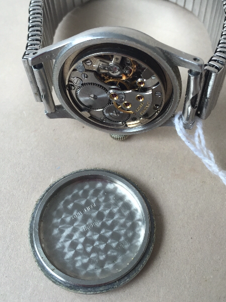 A gentleman's stainless steel longines wristwatch, the dial with Arabic numerals, - Bild 3 aus 5