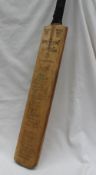 A Gilbert Parkhouse cricket bat, signed by players from the West Indies, Glamorgan, Yorkshire,