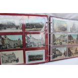 A postcard album, containing circa 160 postcards of Cardiff, Penarth, Swansea,