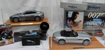 A Kyosho 2003 model of an Aston Martin V12 Vanquish 007 James Bond car, boxed,