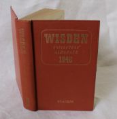 Wisden Cricketers' Almanack 1946. 83rd edition. Original hardback.