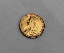 A Victorian gold sovereign, dated 1897,
