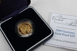 A 2000 Guernsey Gold Proof £25,