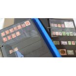 Two lever arch files of stamps including penny reds, unmounted Victorian stamps,