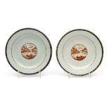 PAIR OF DESSERT PLATES