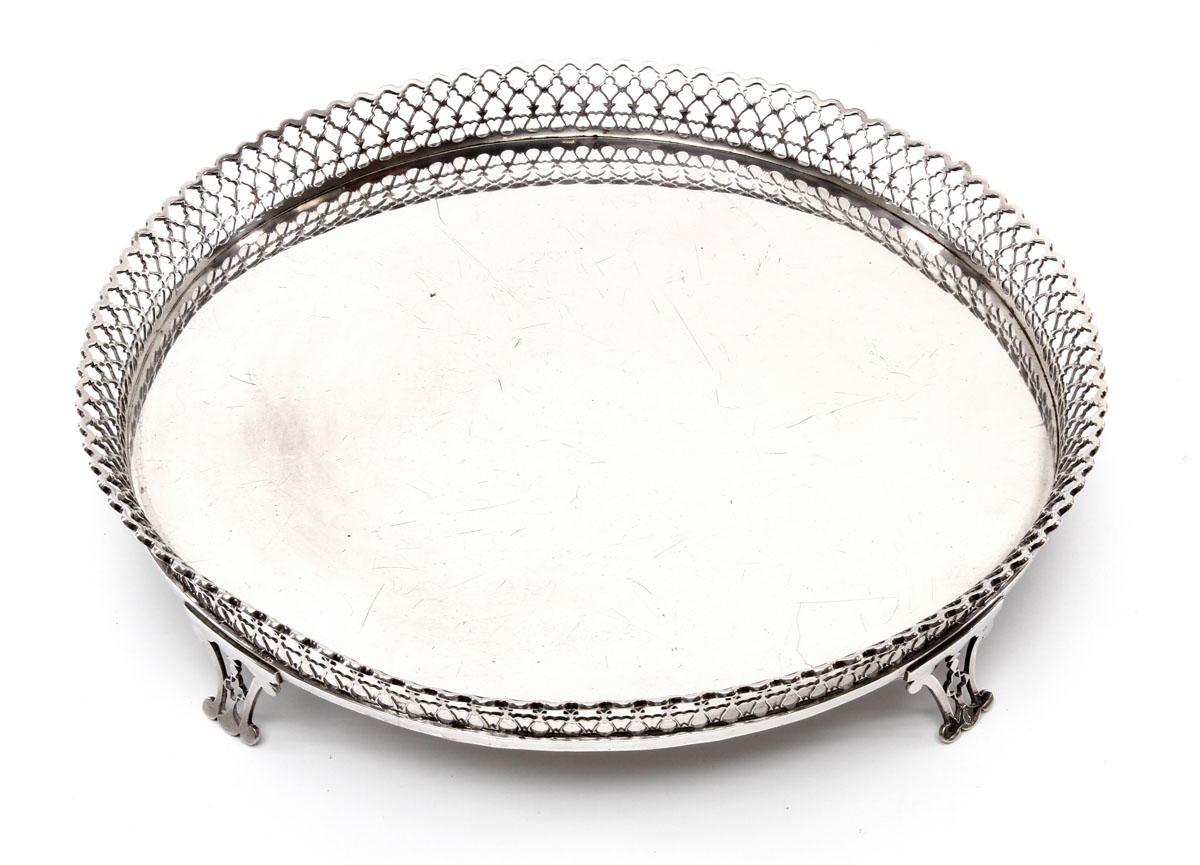 PIERCED GALLERY SALVER