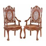 PAIR OF LARGE CHAIRS