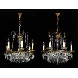 PAIR OF CHANDELIERS