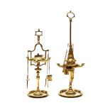 TWO OIL LAMPS