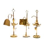 THREE OIL LAMPS