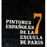 LIBRO "SIETE PINTORES ESPAÑOLES DE LA ES Catálogo de la Casa del Monte de Piedad. Caja de Madrid.
