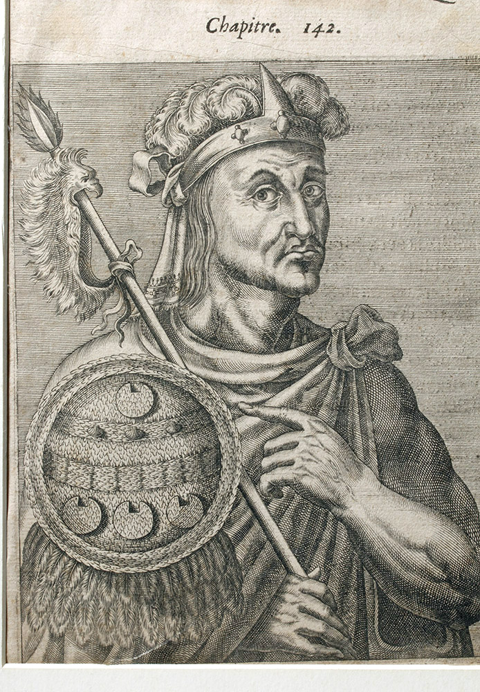 16th C. French Engraving of Montezuma II - Andre Thevet - Image 4 of 5