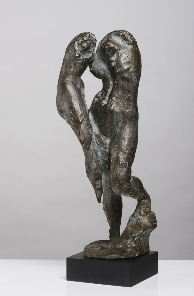 KAREL DVOŘÁK (1893-1950): CZECH RIVERS / 1938-40, Bohemia This expressionist sculpture by Karel
