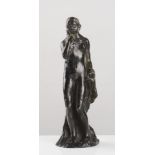 BŘETISLAV BENDA (1897-1983) - INSCRIBED: STANDING NUDE GIRL / 1920s, Bohemia