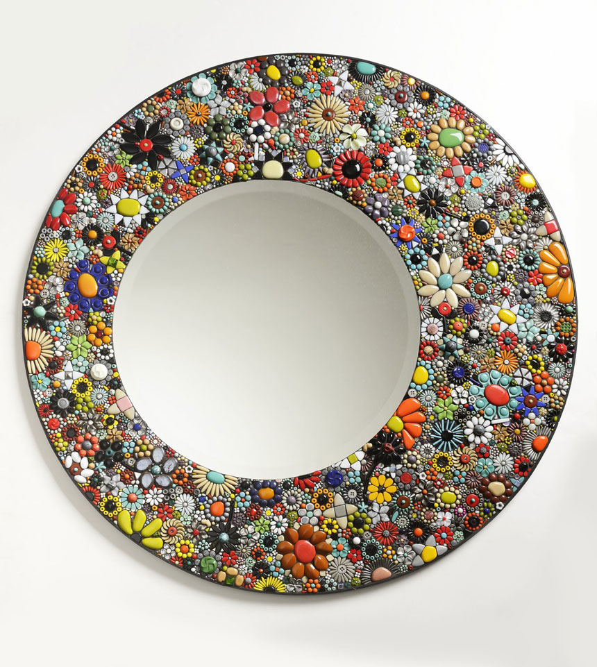 PAVLÍNA PECKO (*1978): A MIRROR WITH A MOSAIC - THE UNIVERSE / 2015, Bohemia