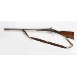 MARTIN MAYER: DOUBLE-BARRELLED PERCUSSION GUN / Around 1840, Austria, Vienna