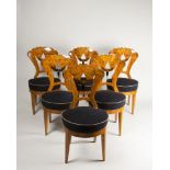 SIX BIEDERMEIER CHAIRS