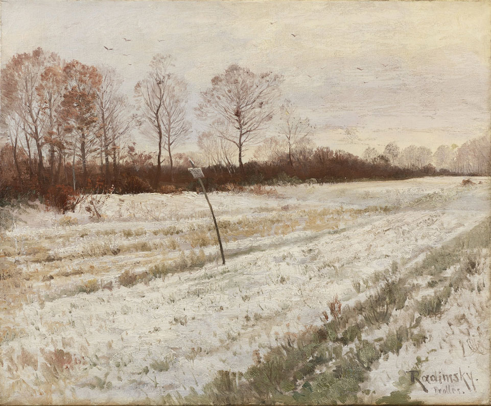 VÁCLAV RADIMSKÝ (1867-1946): WINTER LANDSCAPE IN BROLLES