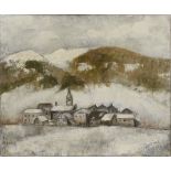 OTAKAR KUBÍN - COUBINE (1883-1969): MONTGENÉVRE IN WINTER