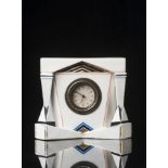 OTAKAR NOVOTNÝ (1880-1959) - INSCRIBED: A CUBIST TABLE CLOCK