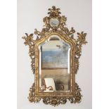 AN ITALIAN BAROQUE MIRROR / Early 18th century, southern Italy This mirror, featuring faceted