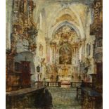 OLDŘICH BLAŽÍČEK (1887-1953): INTERIOR OF THE CHURCH OF OUR LADY OF THE ASSUMPTION AND ...