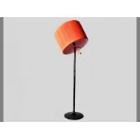 A MOOOI BAMBOO FLOOR LAMP designed by Committee, with adjustable shade and floral toggle switch,